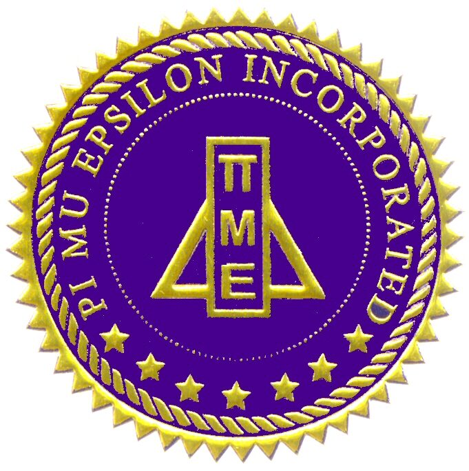 PI MU Epsilon seal