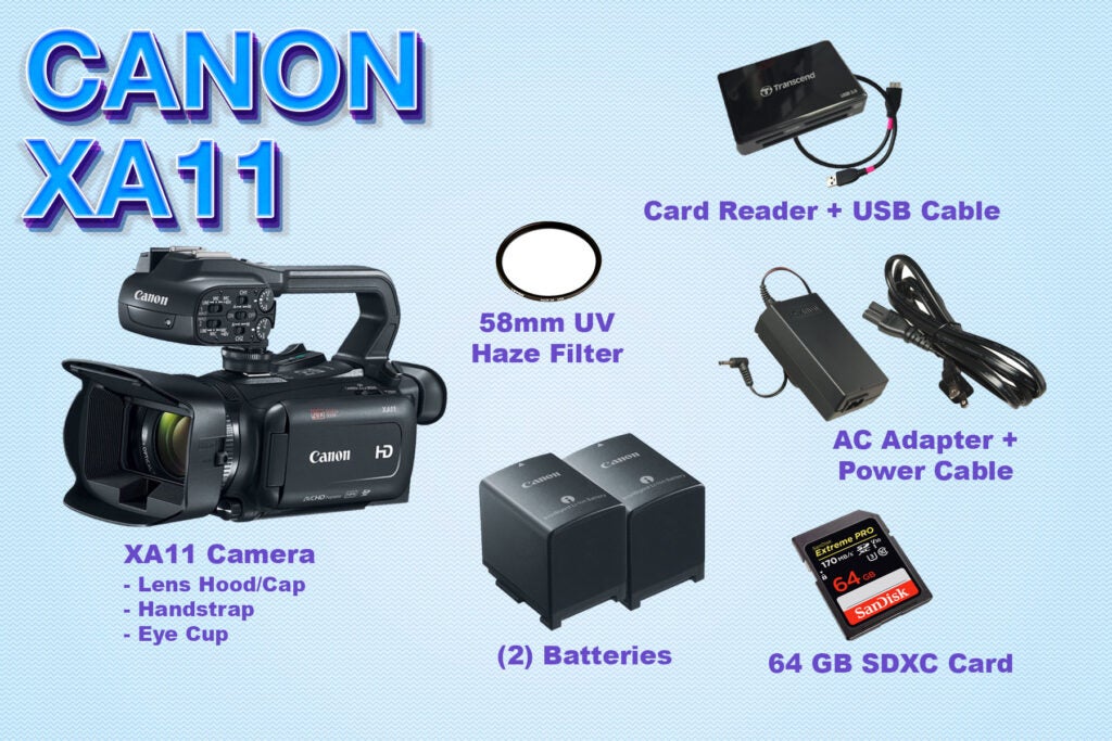 Canon XA11 Media Equipment Center