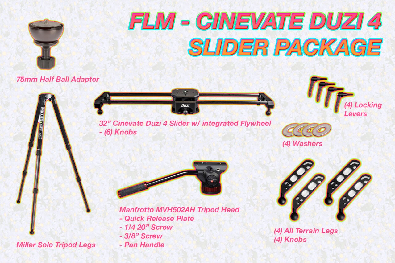 Cinevate Duzi 4 Slider Package Media Equipment Center
