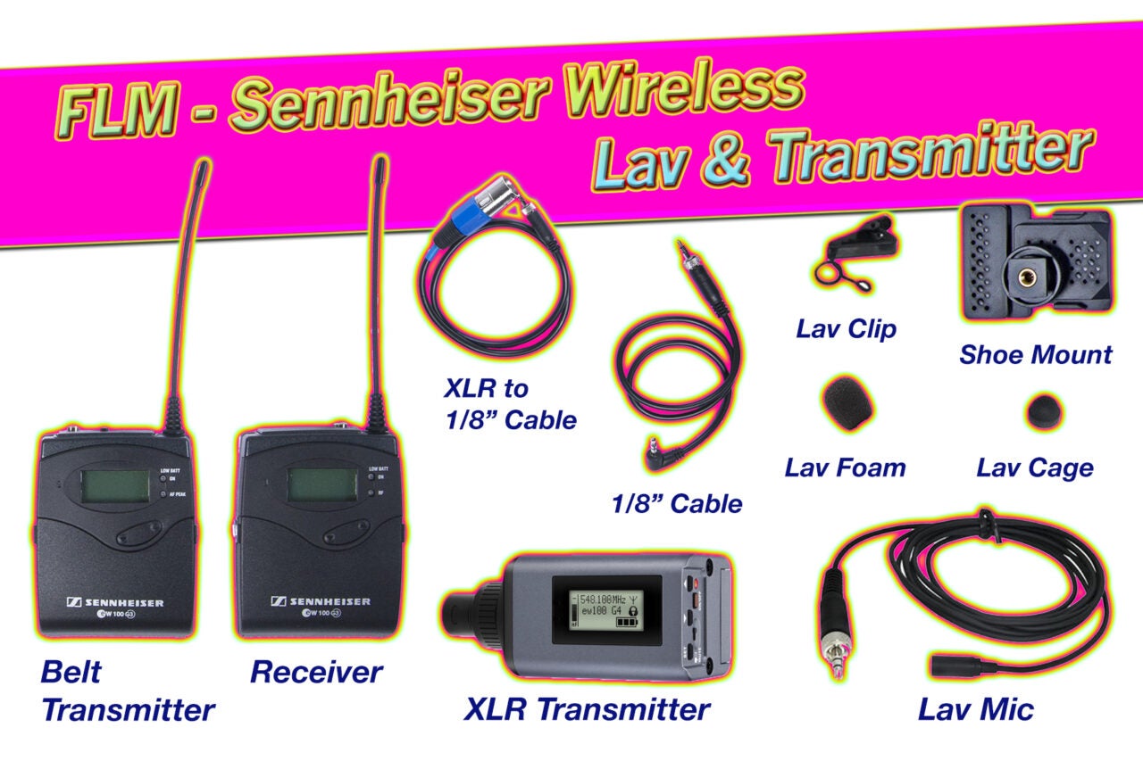 Sennheiser Wireless Lav & XLR Transmitter Media Equipment Center
