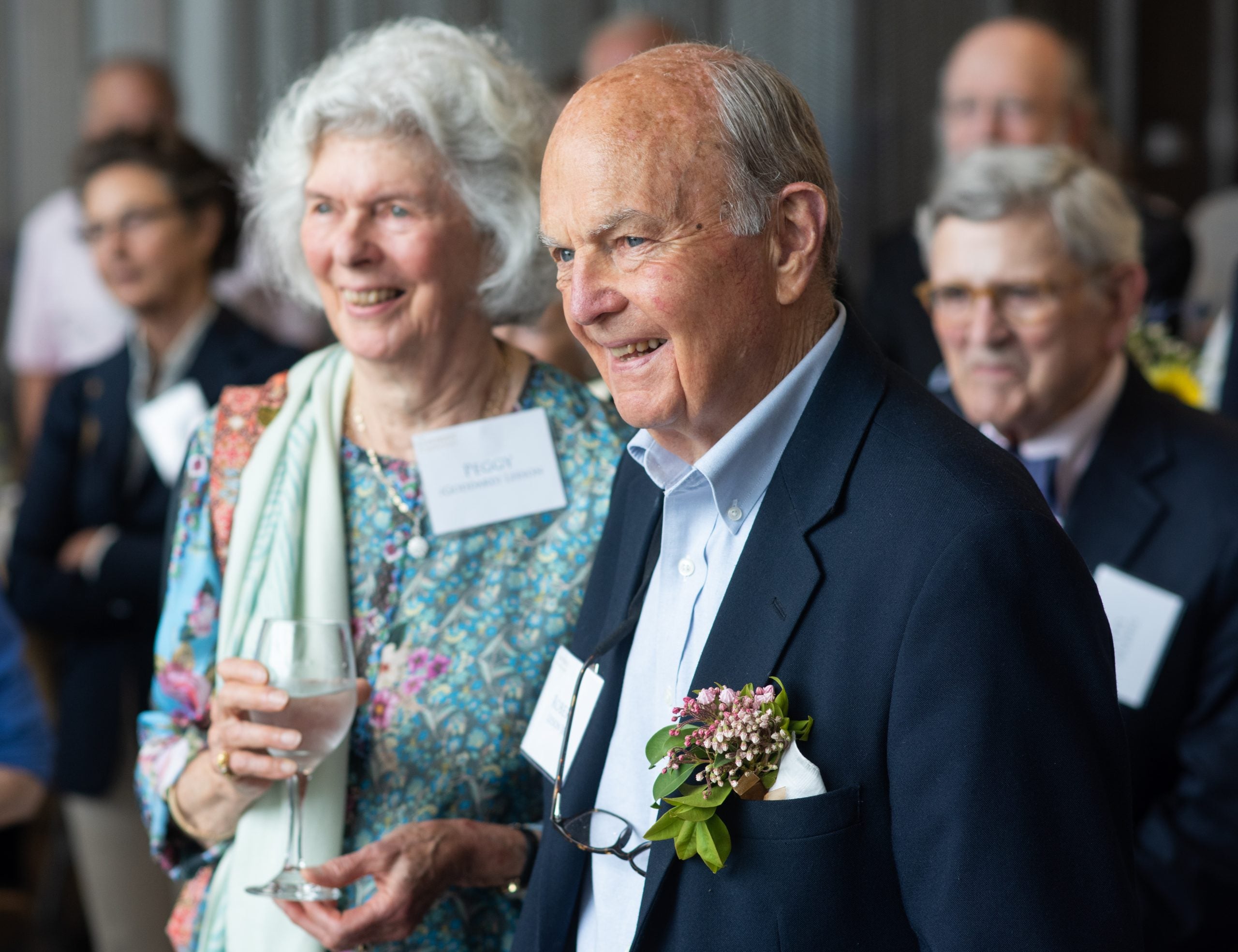 Robert Leeson and his wife Peggy