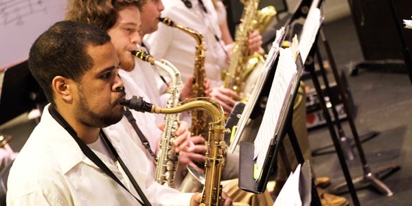 saxophone players at URI