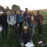 Photo of members of URI's 2021 Soil Judging team who competed in the the Divisional contest