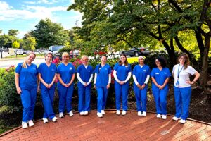 Eight URI College of Nursing students are working directly with patients in hospice and palliative care thanks to an academic-practice partnership with HopeHealth in Providence.