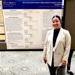 College of Nursing graduate Melissa Sosa presented her research at the Eastern Nursing Research Society's annual meeting in March.