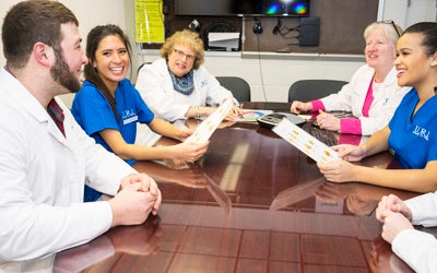 nursing students and faculty