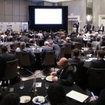 Business professionals attending an the Offshore Wind’s International Partnering Forum (IPF)