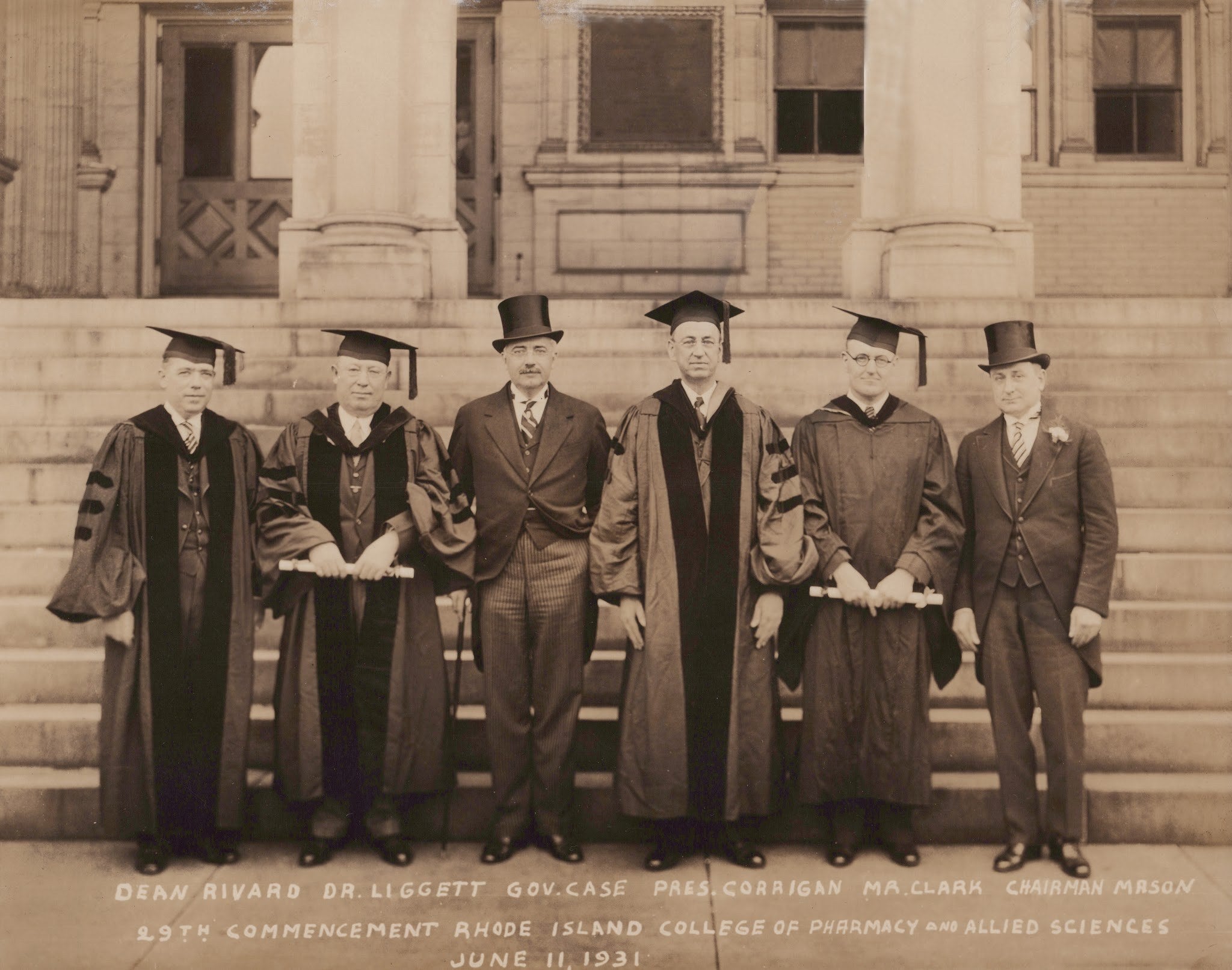 Historical photograph, archival image, or commemorative visual related to the 125-year history of URI pharmacy education and institutional milestones.