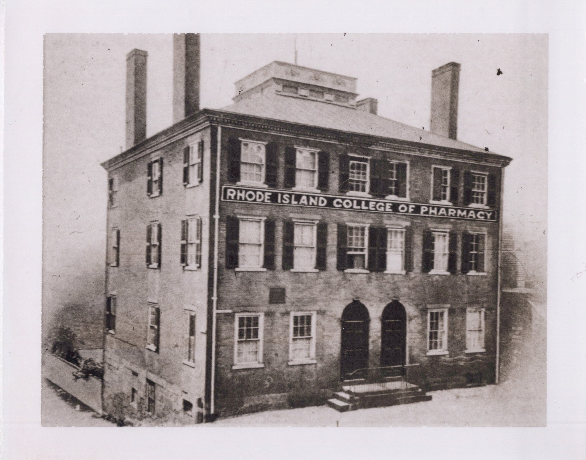 Historical photograph, archival image, or commemorative visual related to the 125-year history of URI pharmacy education and institutional milestones.