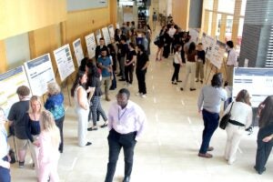 Dozens of URI College of Pharmacy students presented their research studies during the college's fourth annual Research Showcase on April 25.