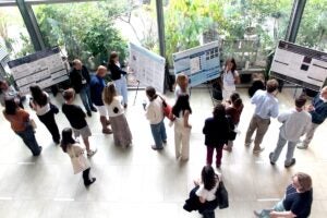 More than 350 students and faculty members from 10 colleges and universities around the state displayed their biomedical research during URI's 21st annual Summer Undergraduate Research Fellowship.