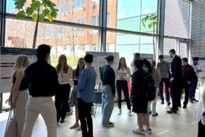 Dozens of pharmacy students displayed their dynamic research projects during the College's annual Research Showcase April 26.