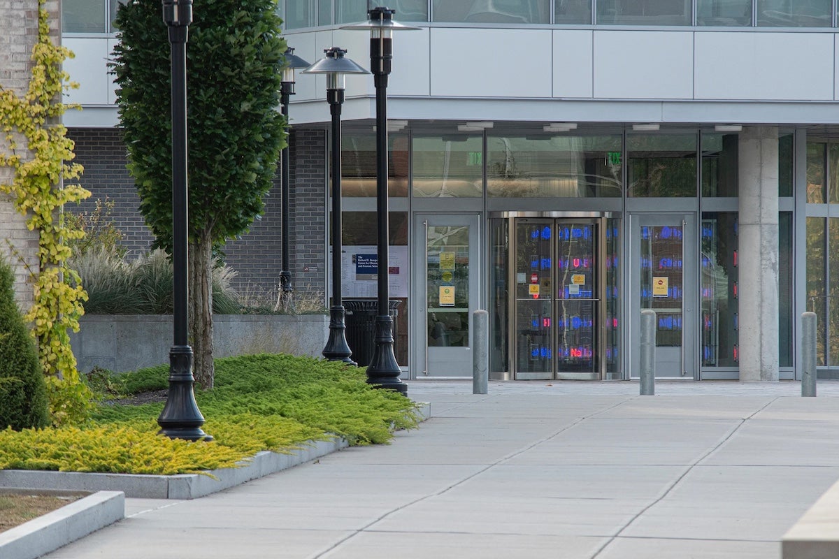URI’s Beaupre Center holds its Forensic Science Partnership Seminar Series on Friday afternoons, January through April. (URI Photo Nora Lewis)