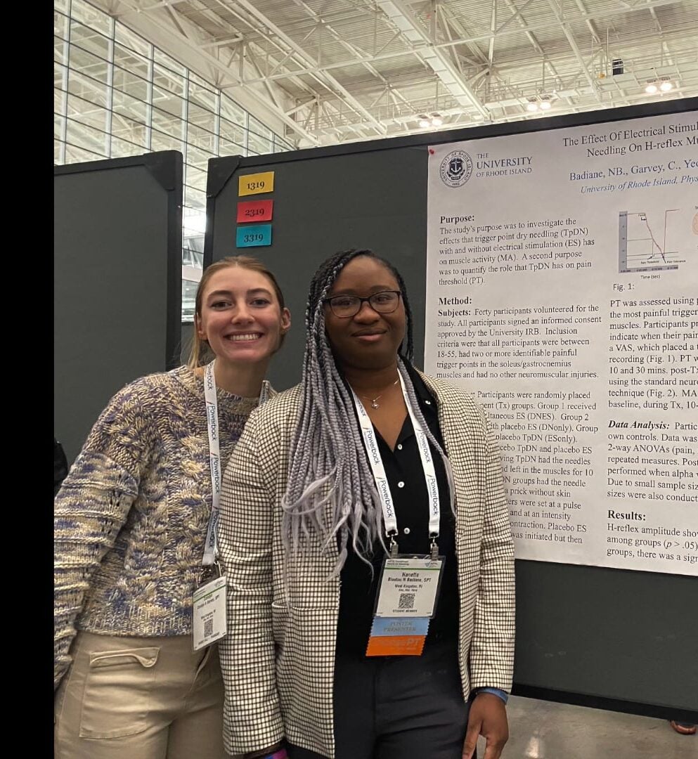 URI DPT Students present at APTA CSM 2024 Doctor of Physical Therapy