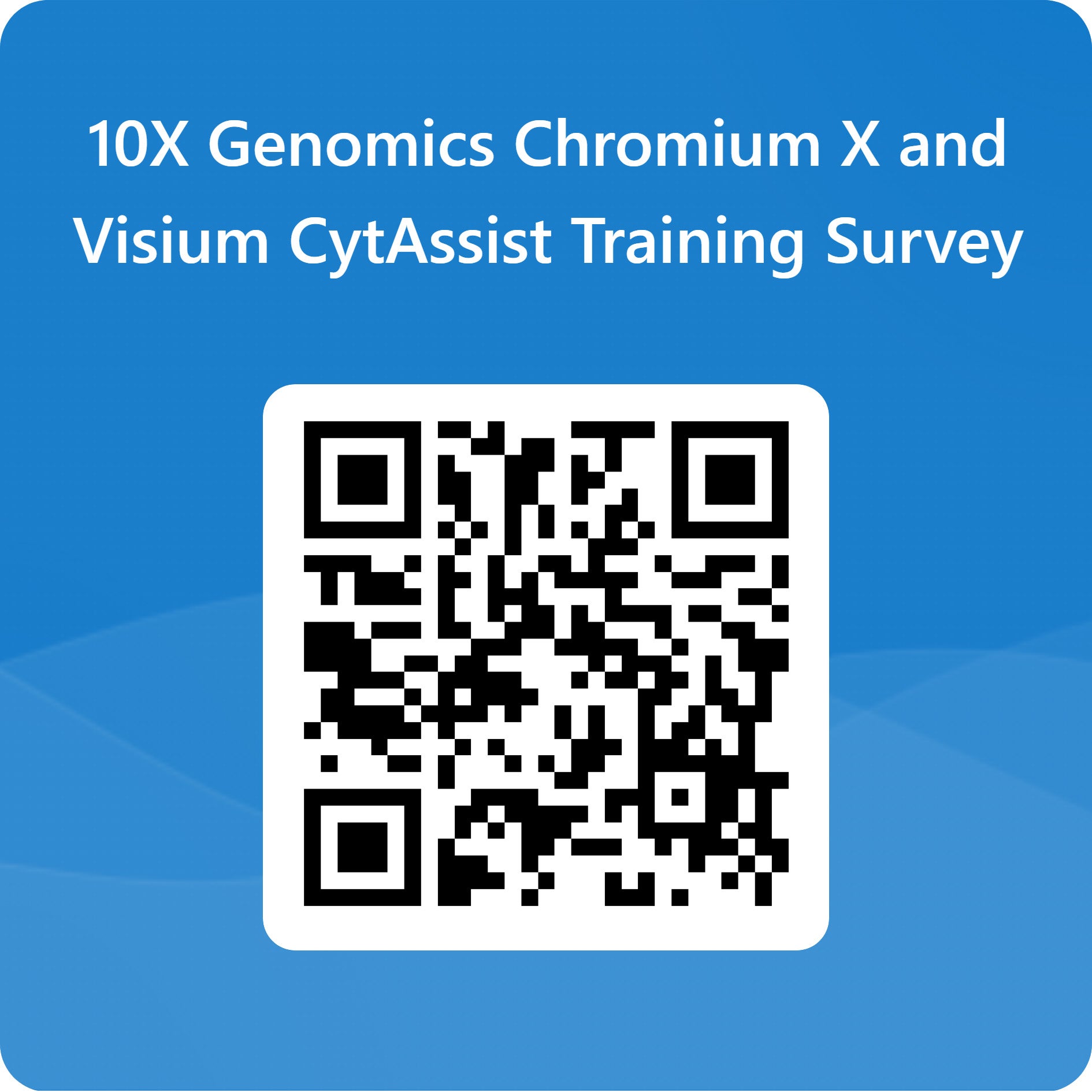 10X Genomics Chromium X and Visium CytAssist Training Opportunities for November 2024