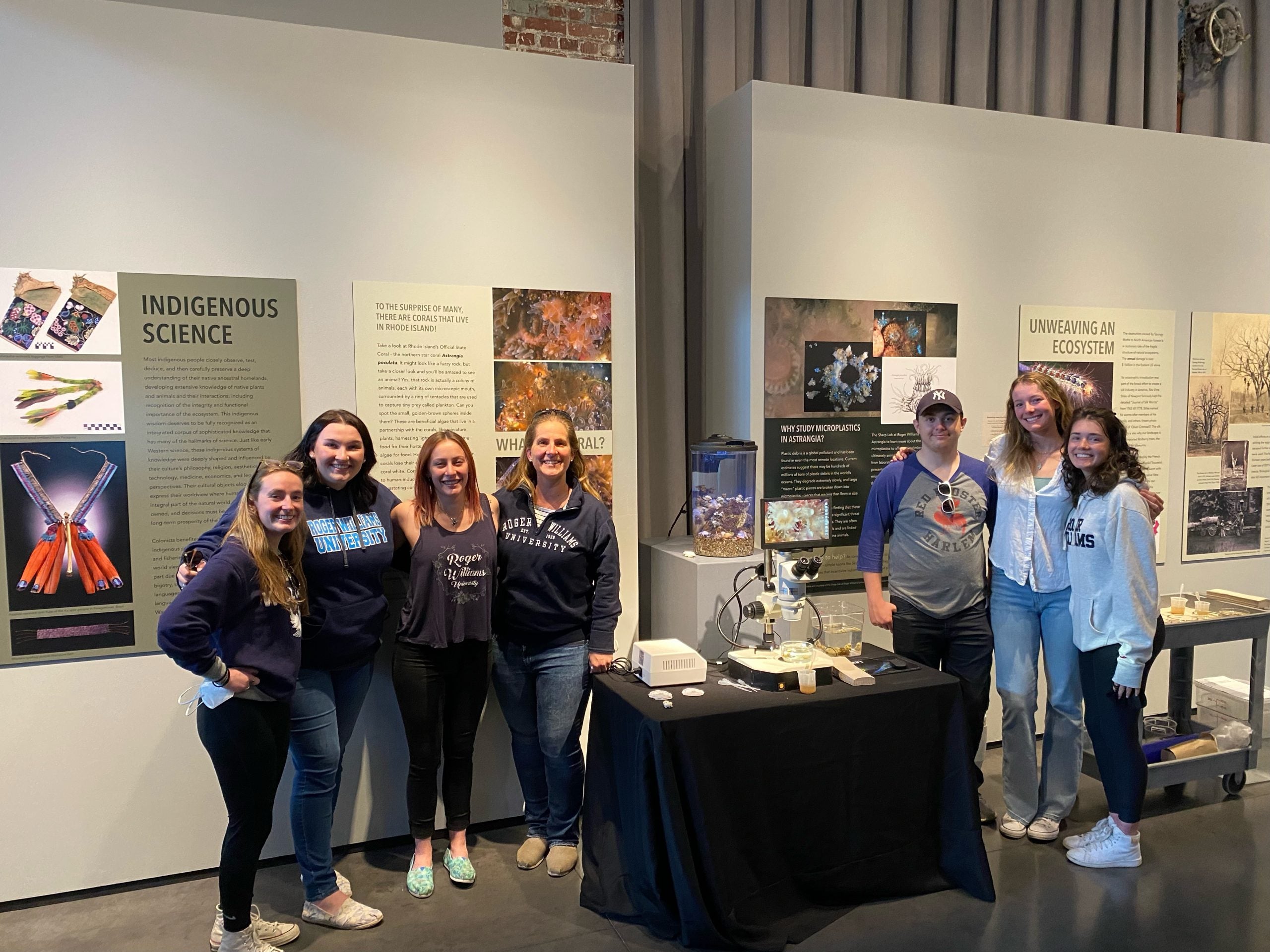 Sharp Lab Displays RI Coral 2022 Rhode Island IDeA Network of