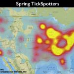A map of Spring tick hot spots