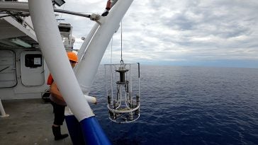 CTD cast from R/V Pelican