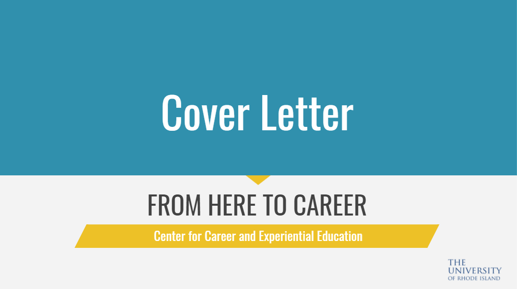 Cover Letter Cover