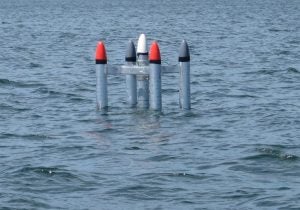 Buoy with five points deployed in Narragansett Bay