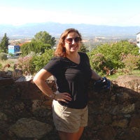 Italian student Gina Conti in Calabria, Italy