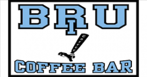 Logo for BRU