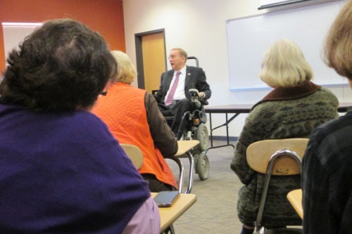 Congressman Langevin at an OLLI event