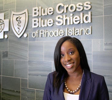 graduate working at Blue Cross Blue Shield of Rhode Island