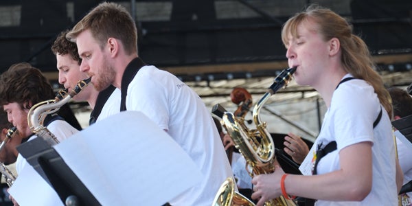 URI jazz band at Newport Jazz Festival