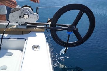 fiber optic fishing reel system