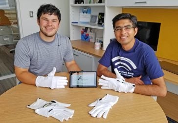 Nick Constant and Kunal Mankodiya, smart glove