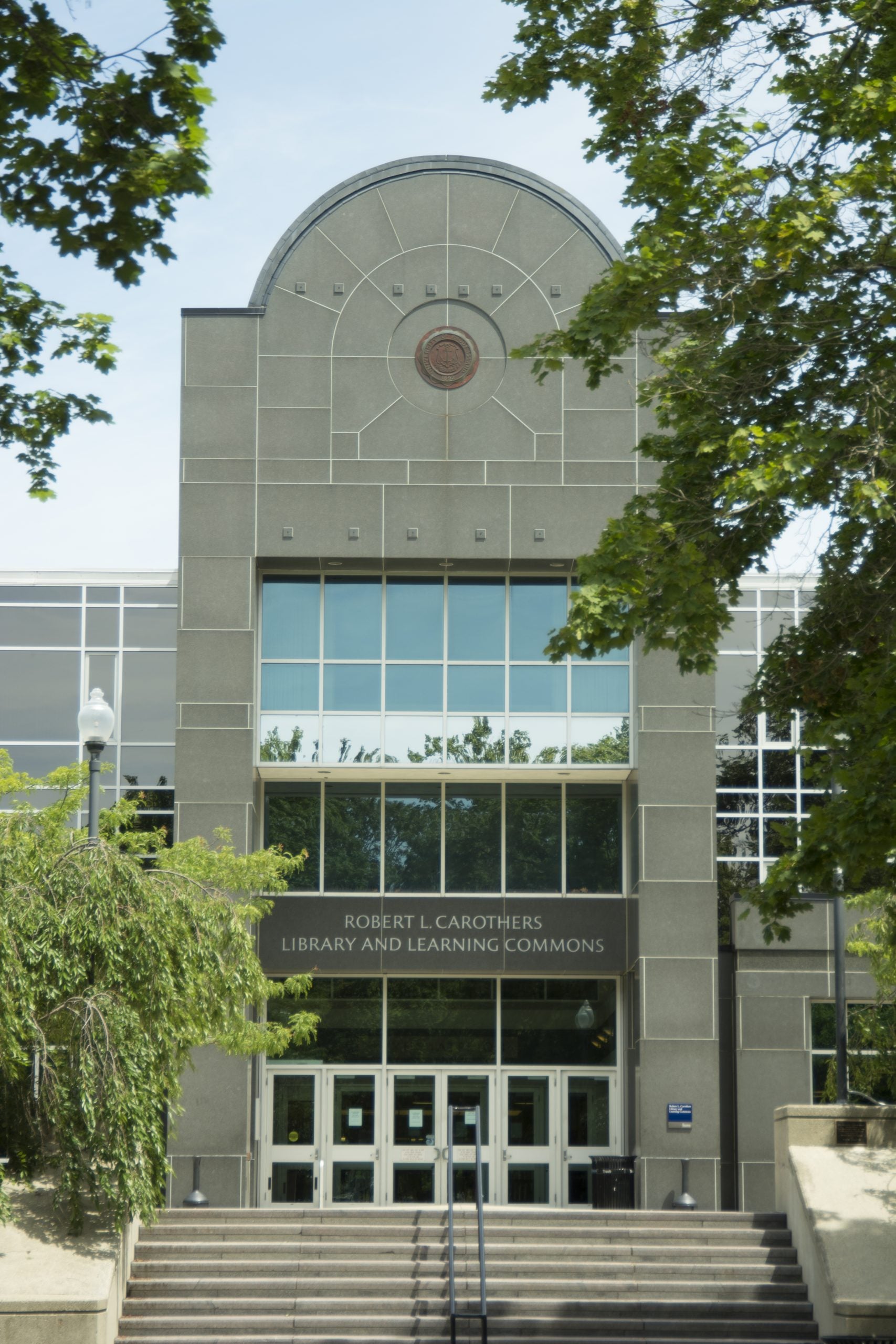 Robert L. Corothers Library and Learning Commons, URI Kingston Campus.