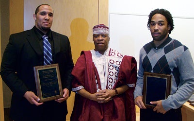 Honored at Black Scholar Awards