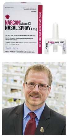 URI pharmacy professor Jeffrey Bratberg’s crusade: make naloxone available at drug stores.