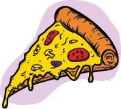 Illustration of pizza.