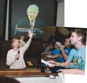 Students Click With Presidential Debates