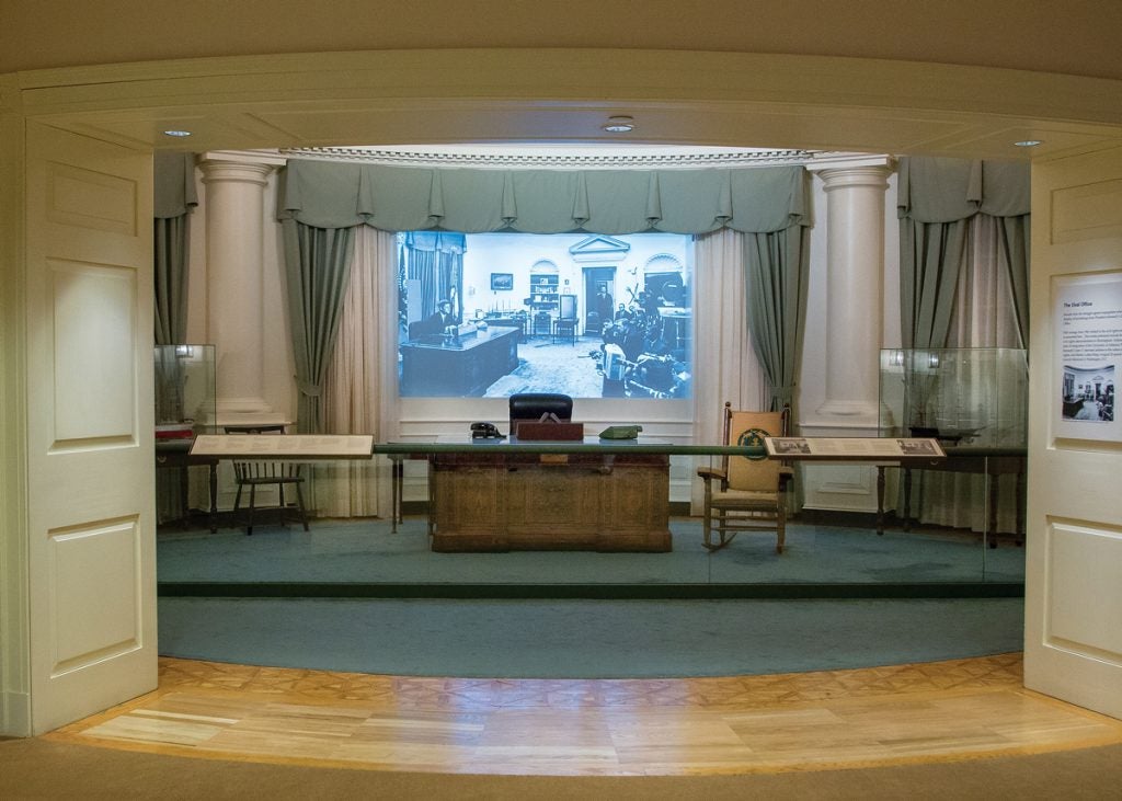 Oval Office exhibit.