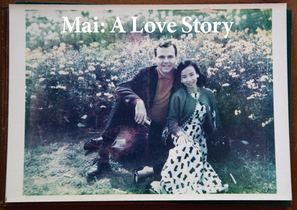 Mai and her husband Brian on their honeymoon in Vietnam in 1970.