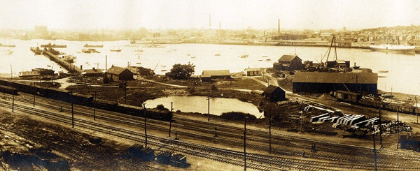 Providence Dry Dock & Marine Railway Company, a shipyard that repaired and maintained vessels in the late 1800s and early 1900s.