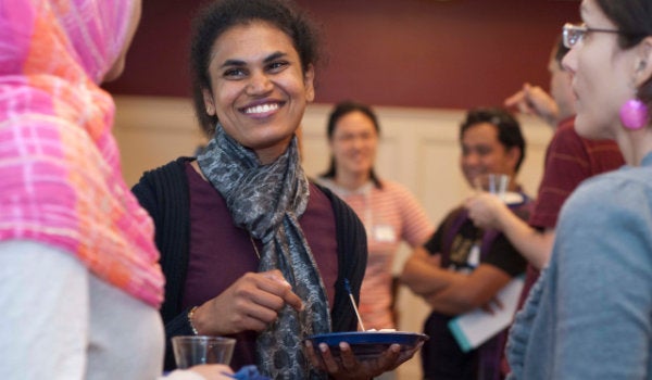 A social gathering at the Multicultural Center