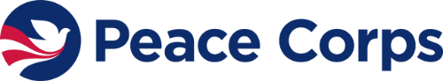 Peace Corps Logo with dove graphic and organization name