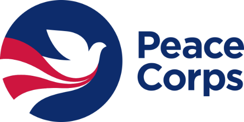 Peace Corps Logo with dove graphic and organization name