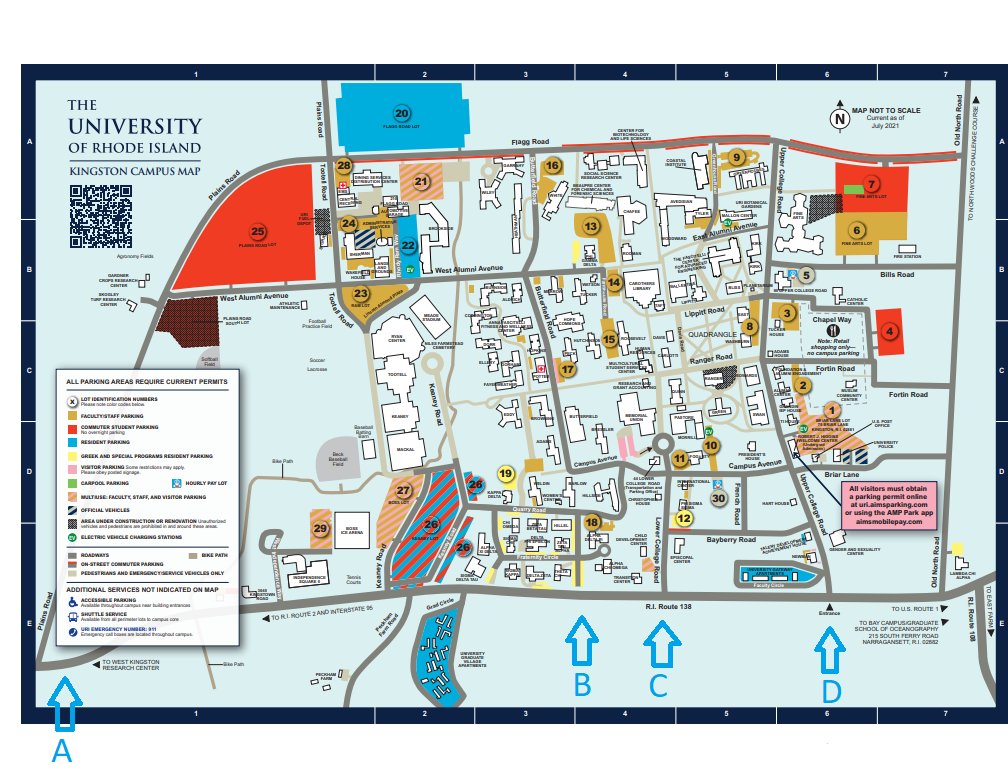Campus Map 2021 Move In 