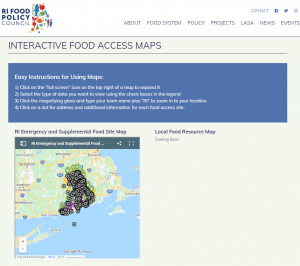 Interactive Food Access Maps