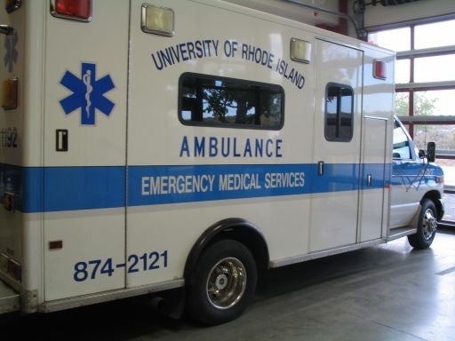 Ambulance in Bay