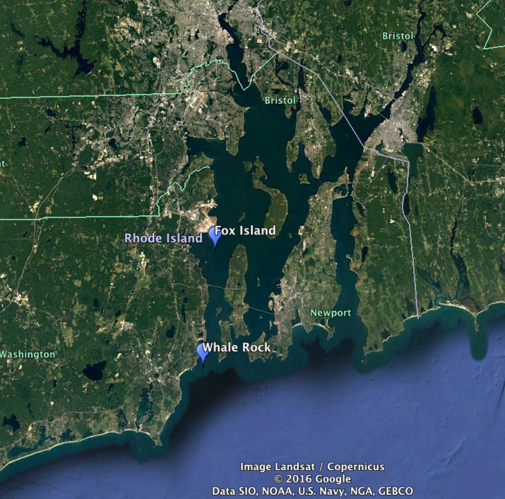 Sampling Locations (Narragansett Bay)