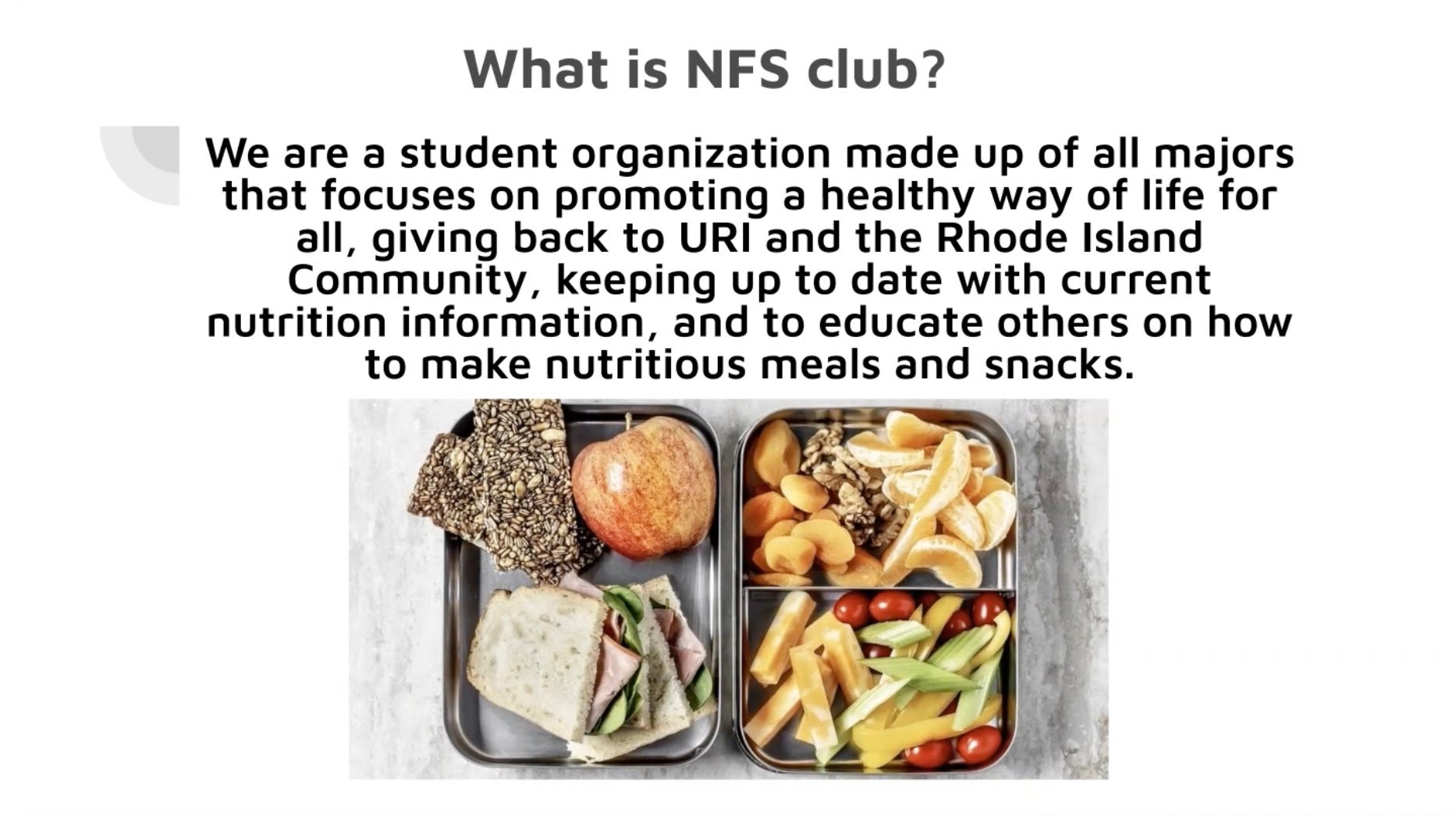 NFS Club Overview