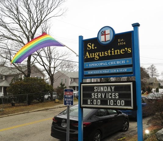 Picture of St. Augustine's sign
