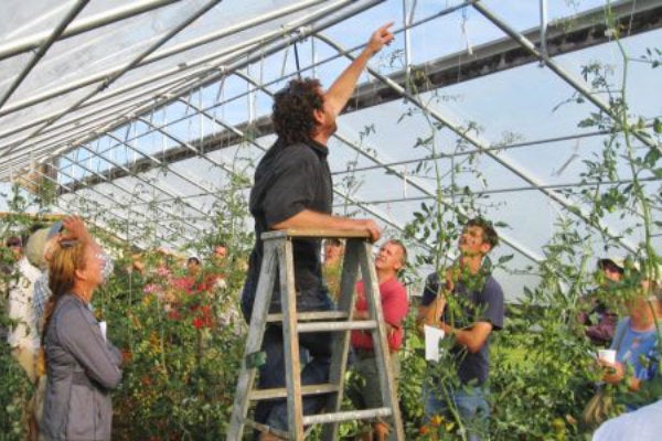 A greenhouse education session