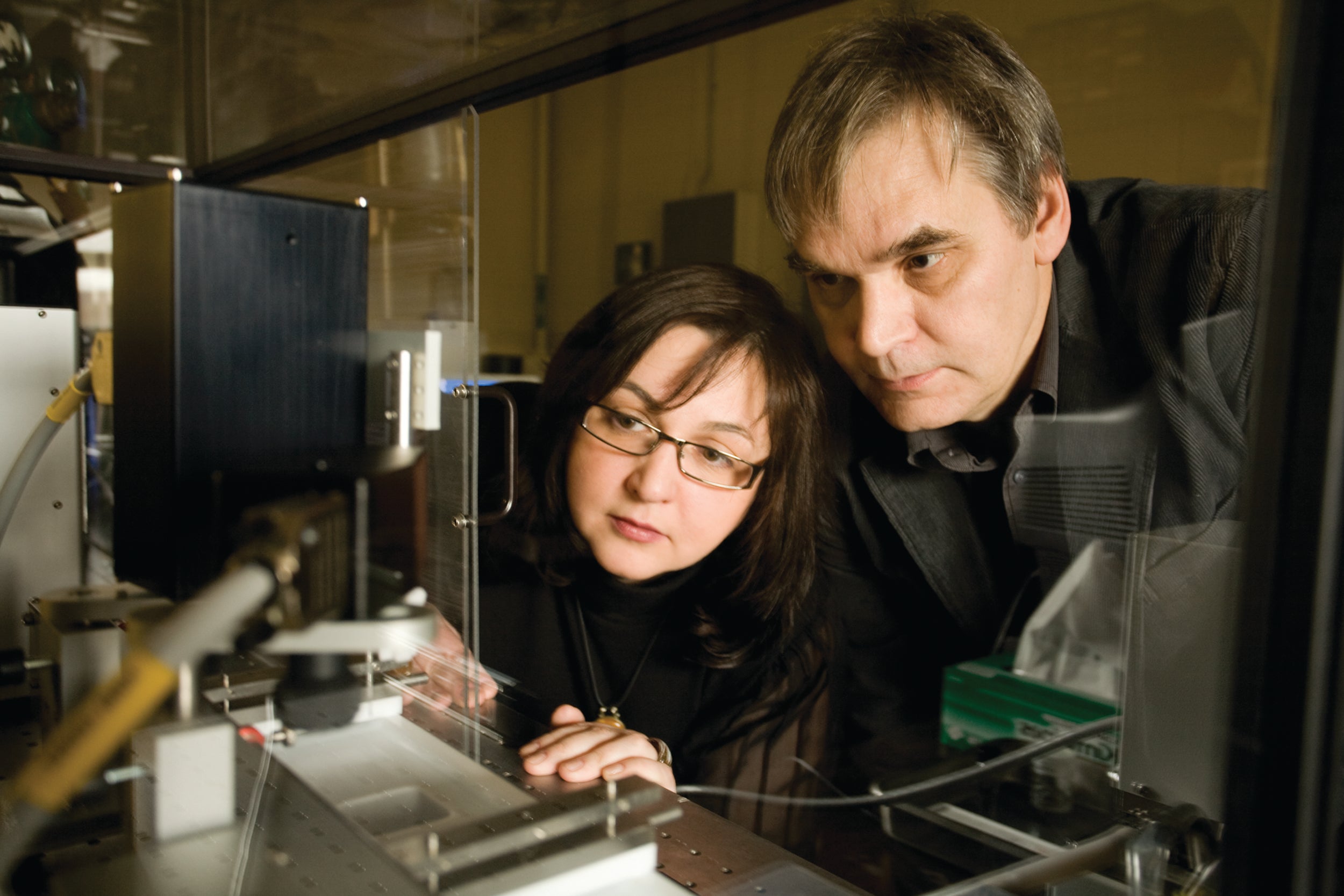 University of Rhode Island Professors Yana Reshetnyak and Oleg Andreev